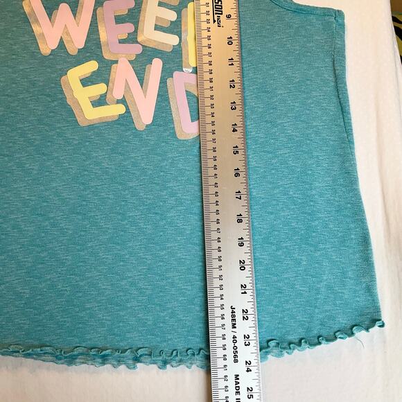 Secret Treasures Women Tank Top size S/CH (4-6) Blue Sleeveless Stretch Weekend - Picture 4 of 7